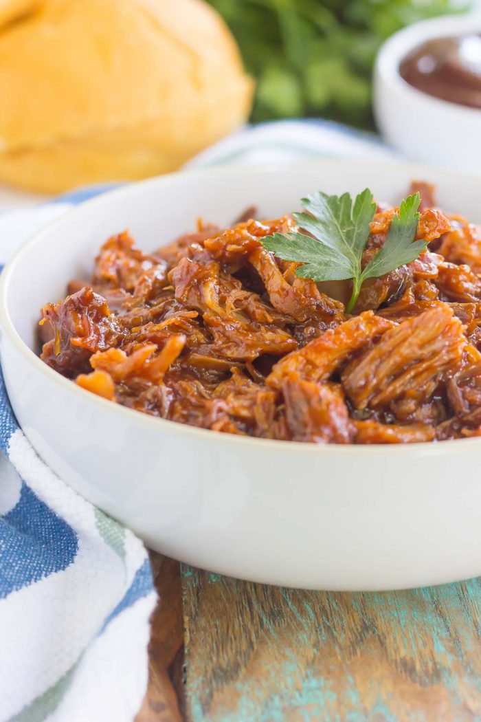 Slow Cooker Barbecue Pulled Pork Pumpkin N Spice