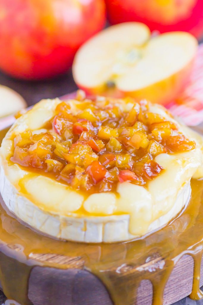 Caramel Apple Baked Brie Pumpkin N Spice