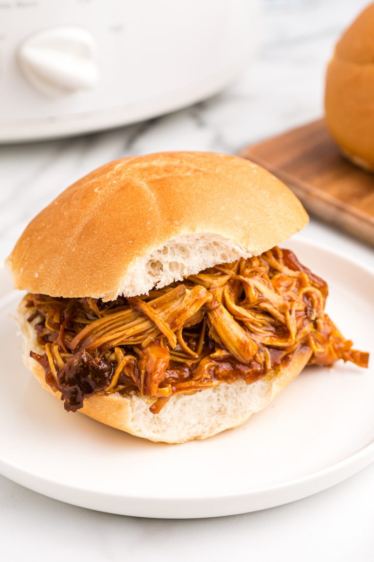 Slow Cooker Bbq Pulled Chicken Pumpkin N Spice