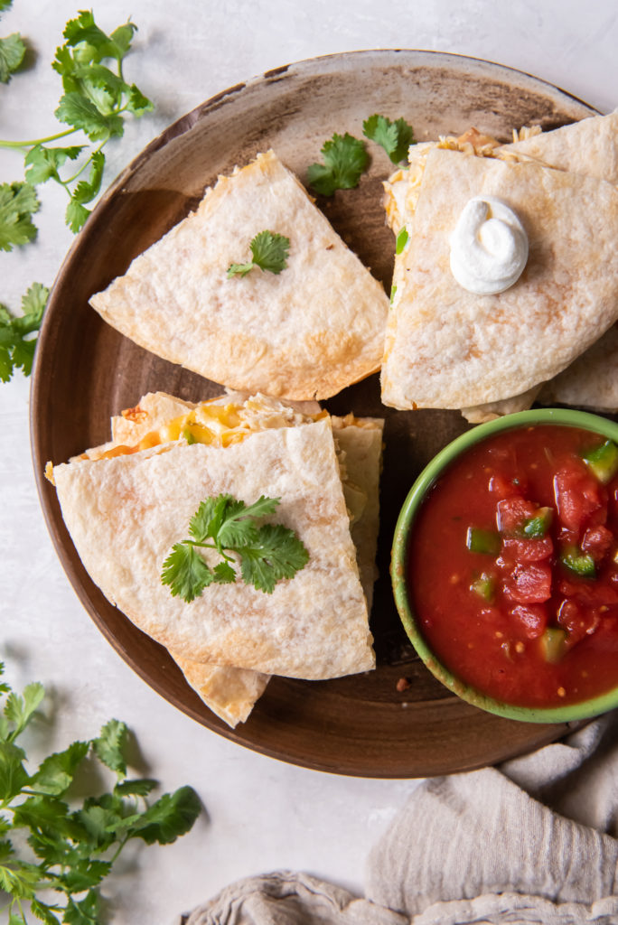 20 Minute Air Fryer Chicken Quesadilla Recipe Pumpkin N Spice