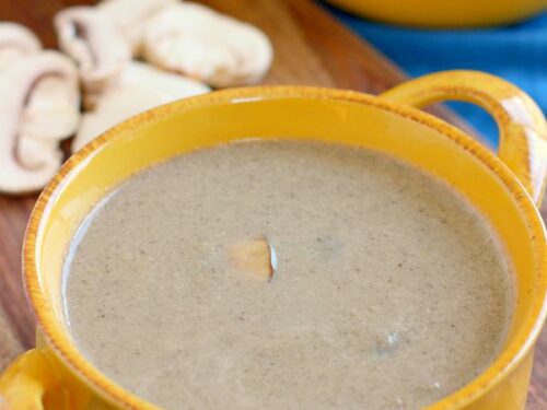 Cream of Mushroom Soup Recipe (Easy Blender Mushroom Soup) - Everyday Easy  Eats