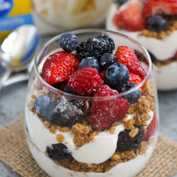 Yogurt Parfait Recipe (with Berries & Honey!) - Pumpkin 'N Spice