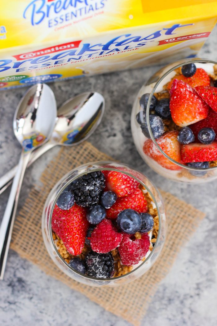 Yogurt Parfait Recipe (with Berries & Honey!) - Pumpkin 'N Spice