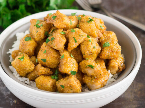 Air Fryer Chicken Nuggets {So Crispy!} - Kristine's Kitchen