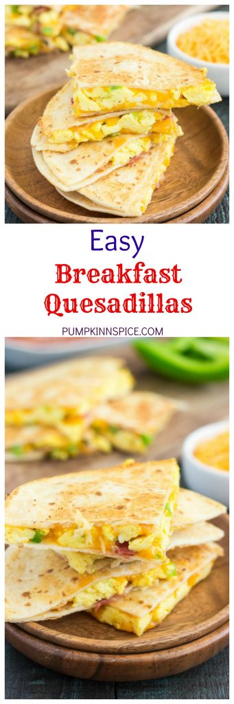 Easy Breakfast Quesadillas - Pumpkin 'N Spice