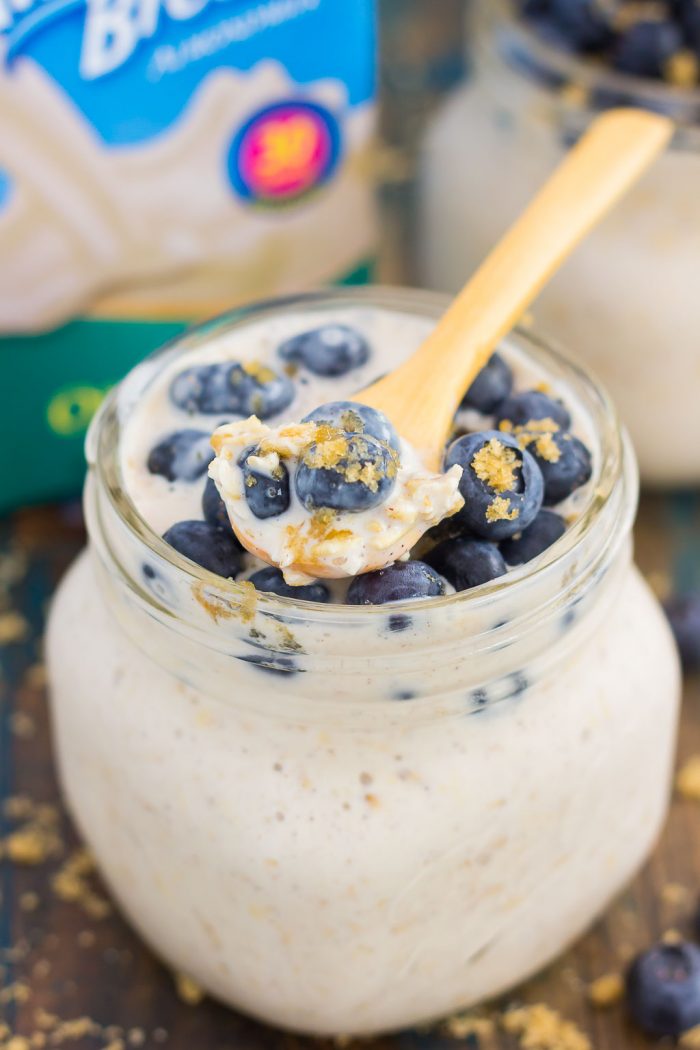 Blueberry Overnight Oats Recipe (EASY!) - Pumpkin 'N Spice