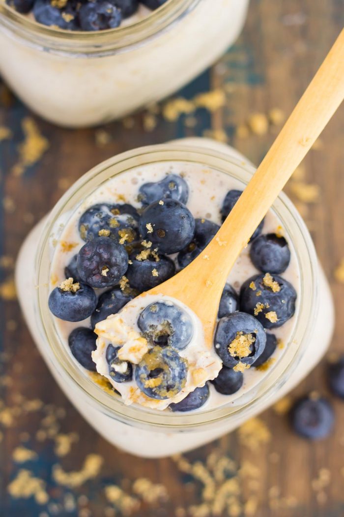 Blueberry Overnight Oats Recipe (EASY!) - Pumpkin 'N Spice