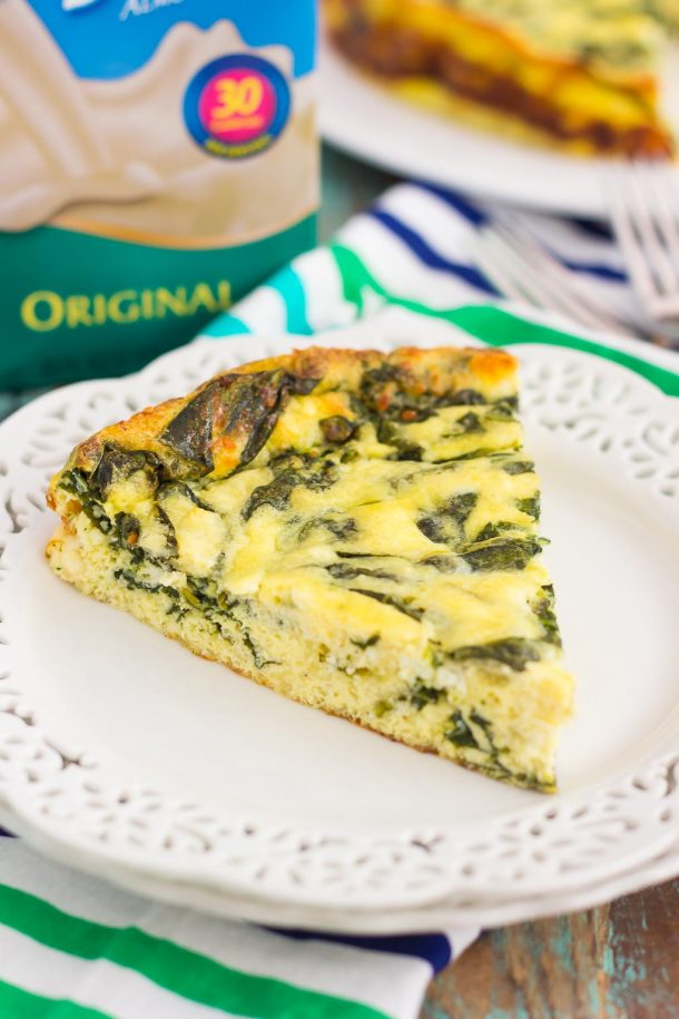 Spinach And Feta Frittata - Pumpkin 'N Spice