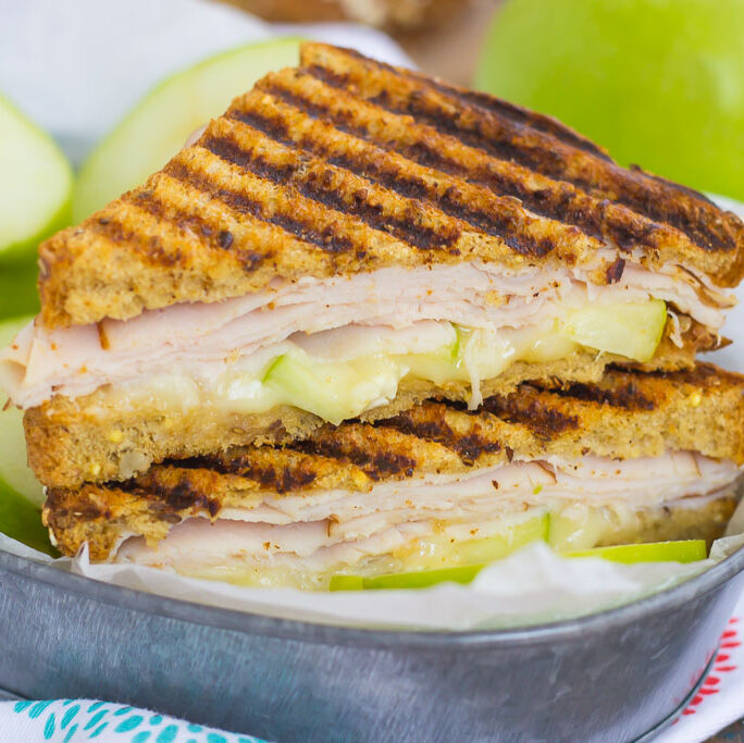 Turkey, Apple and Brie Panini - Pumpkin 'N Spice