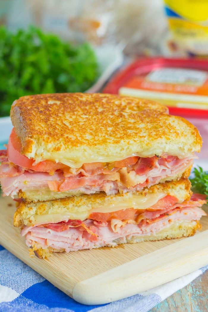 Grilled Ham and Swiss Sandwich - Pumpkin 'N Spice