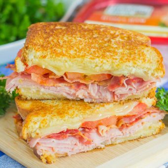 Grilled Ham and Swiss Sandwich - Pumpkin 'N Spice