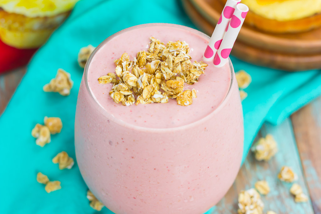 Peanut Butter And Jelly Granola Smoothie Pumpkin N Spice