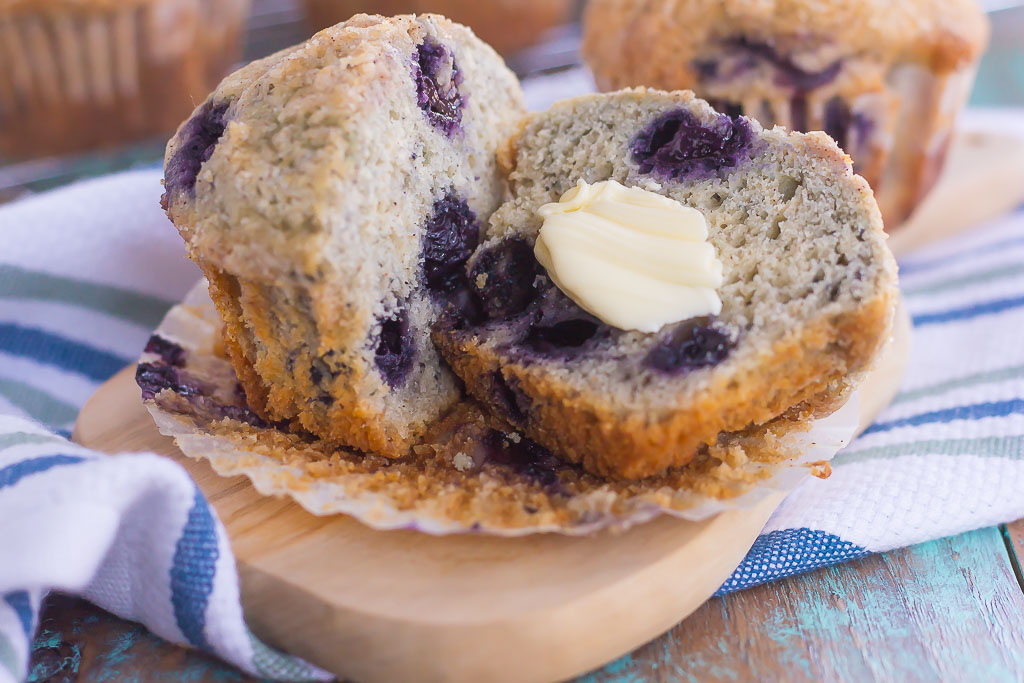 Bakery-Style Blueberry Muffins - Sarah's Day Off