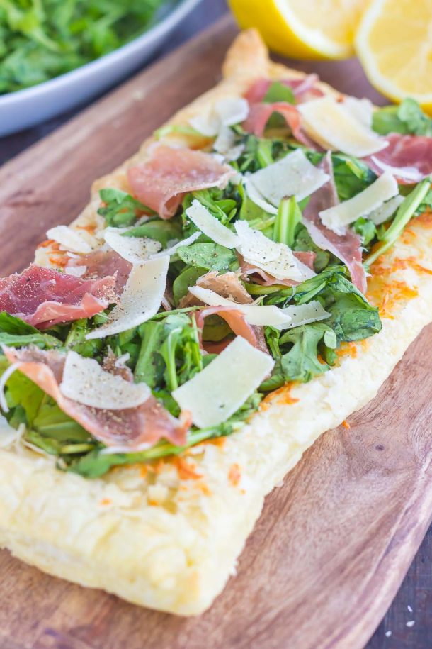 Arugula And Prosciutto Puff Pastry Pizza Pumpkin N Spice 9051