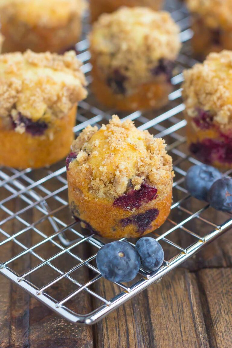 Blueberry Coffee Cake Bites Pumpkin 'N Spice