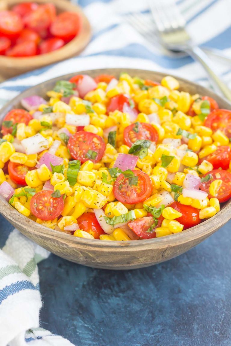 Summer Corn and Tomato Salad Recipe - Pumpkin 'N Spice