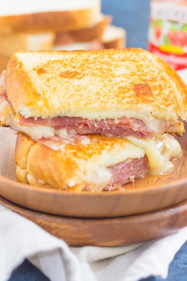 Prosciutto, Raspberry and Brie Grilled Cheese - Pumpkin 'N Spice