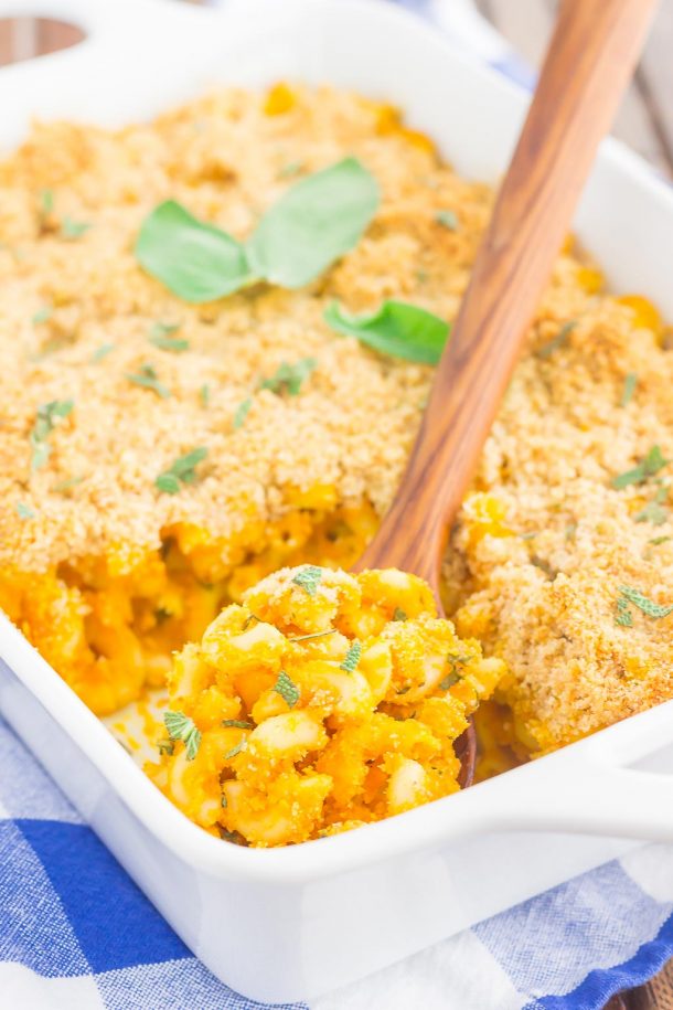 Baked Pumpkin Mac and Cheese (So Creamy!) - Pumpkin 'N Spice