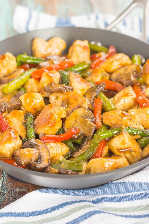 Honey Garlic Chicken Stir Fry (30 Minute Meal) - Pumpkin 'N Spice