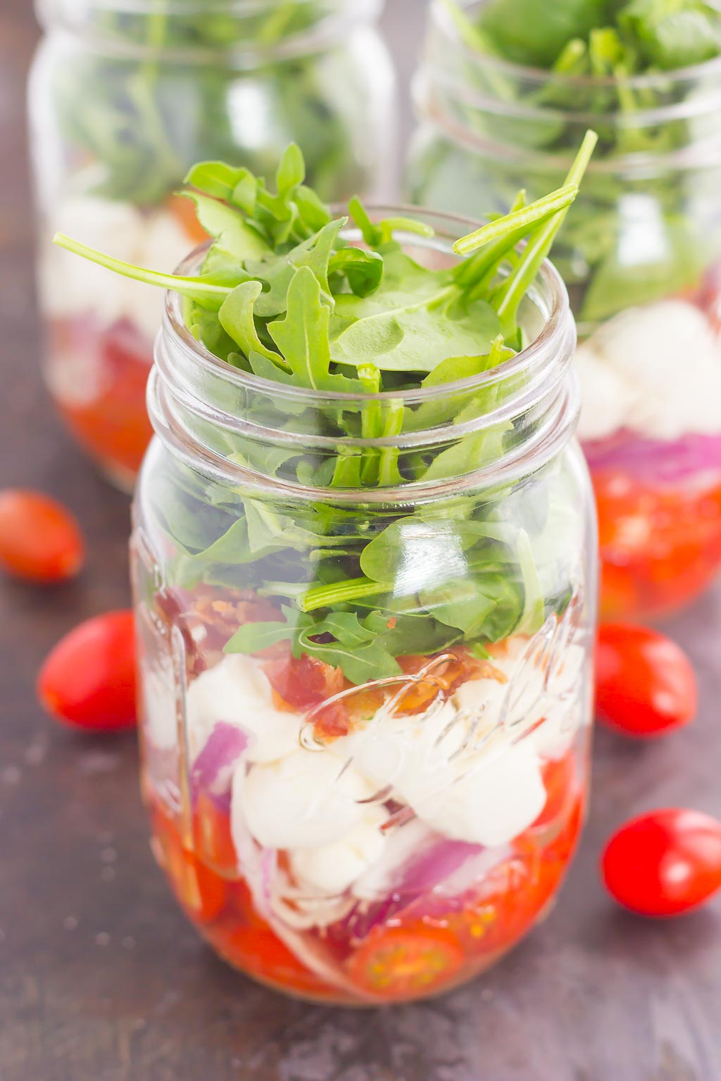 Mason Jar Salad - Make Salad in a Jar!