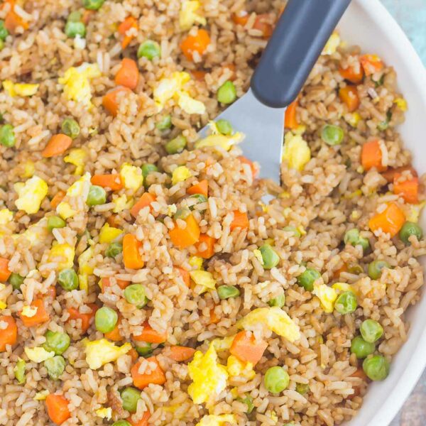 Easy Fried Rice Recipe (Classic Vegetable Fried Rice!) - Pumpkin 'N Spice