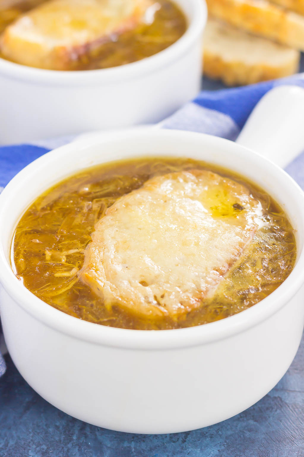 Simple French Onion Soup Recipe (Without Wine!) - Pumpkin 'N Spice