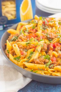 One-Pot Italian Sausage Pasta Recipe - Pumpkin 'N Spice