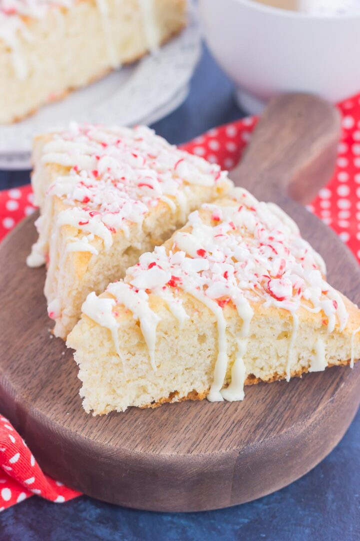 White Chocolate Peppermint Scones - Pumpkin 'N Spice