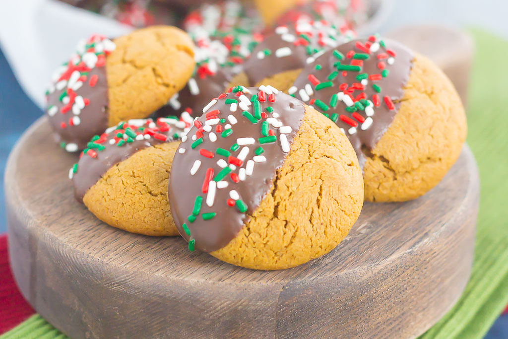 Chewy Ginger Chocolate Chunk Cookies - Baker by Nature