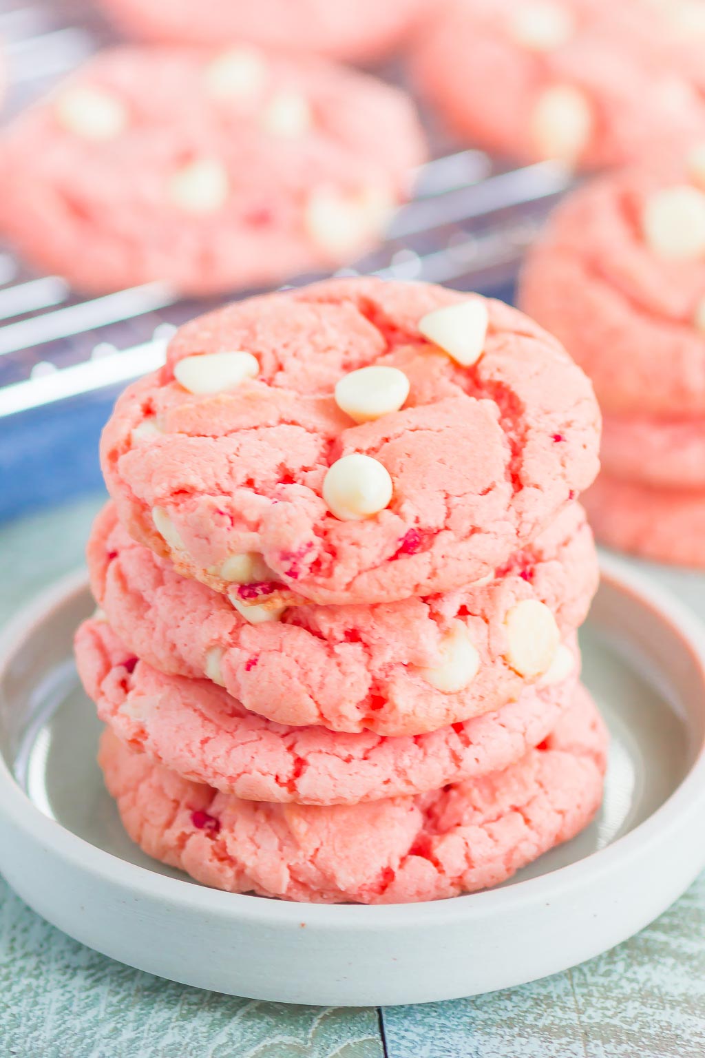 Strawberry Cake Mix Cookies (3 ingredients!) | The Recipe Critic