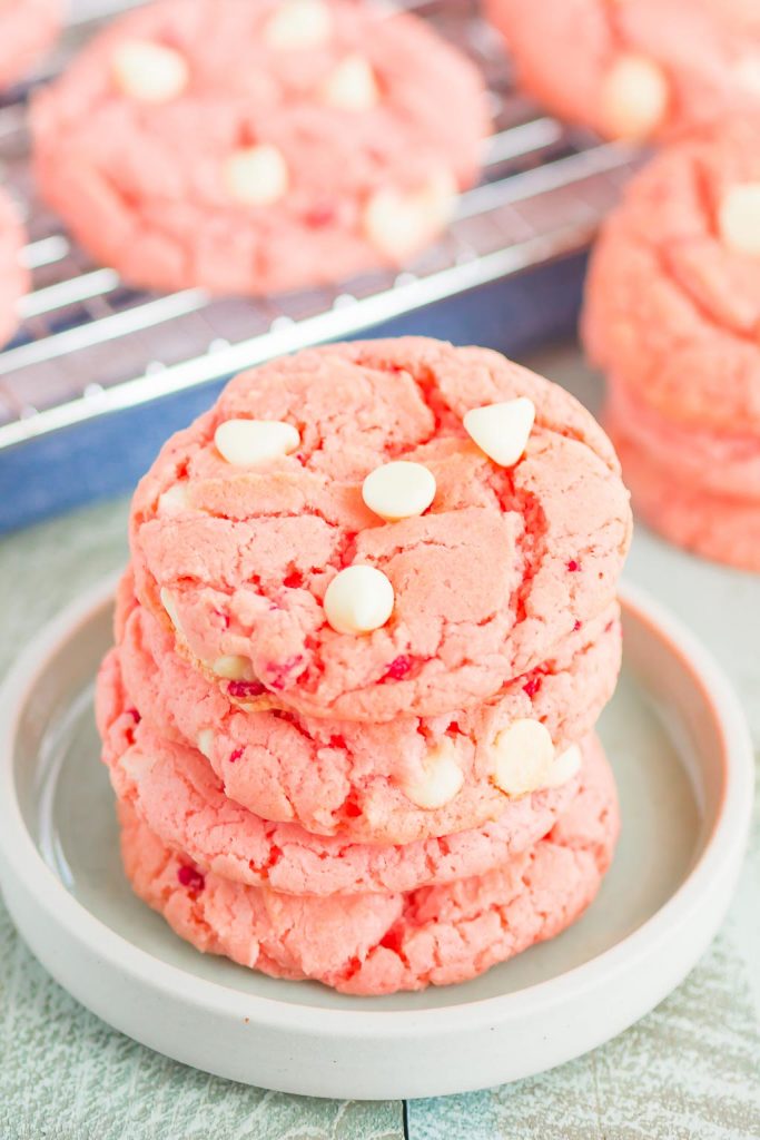 Strawberry Cake Mix Cookies 4 Ingredients Pumpkin N Spice