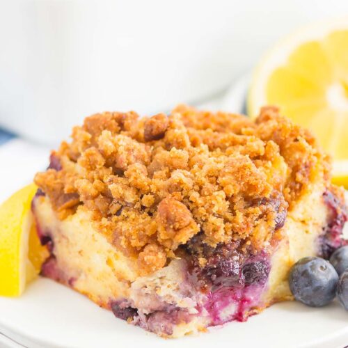 Overnight Blueberry French Toast Bake - Pumpkin 'N Spice