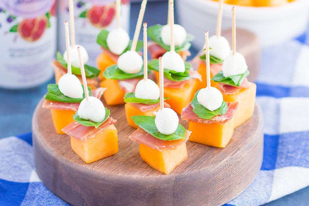 Prosciutto Melon Bites - Pumpkin 'N Spice