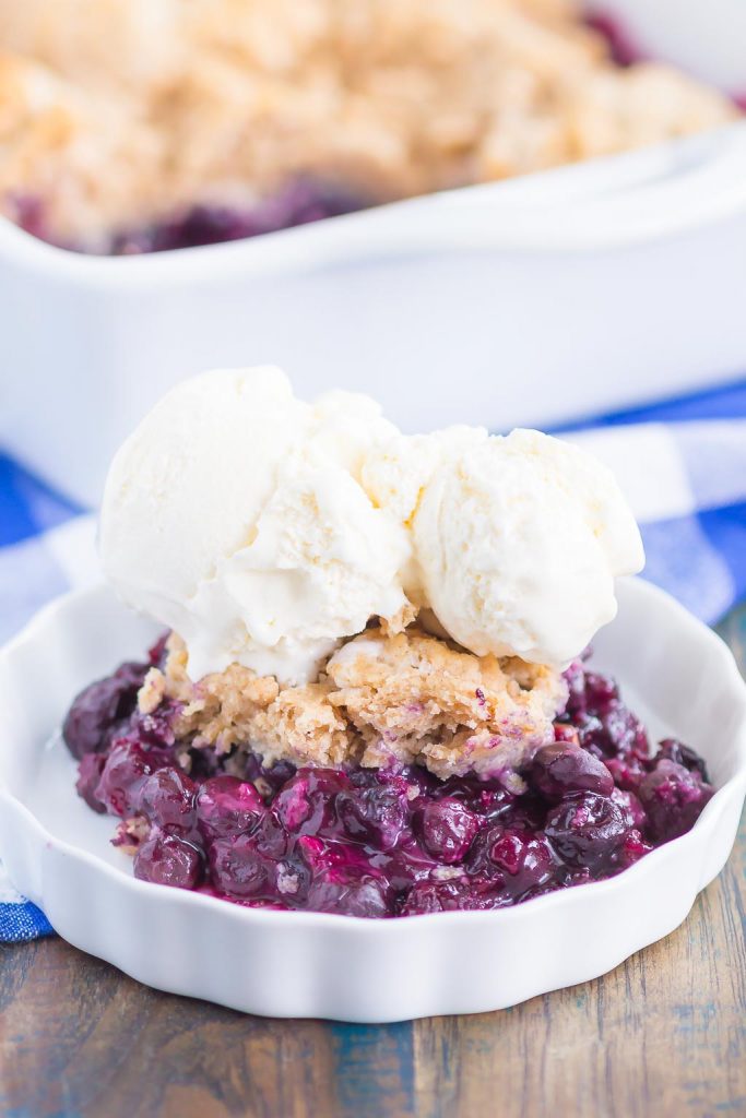 Easy Blueberry Cobbler Recipe (simple & Homemade) - Pumpkin 'n Spice