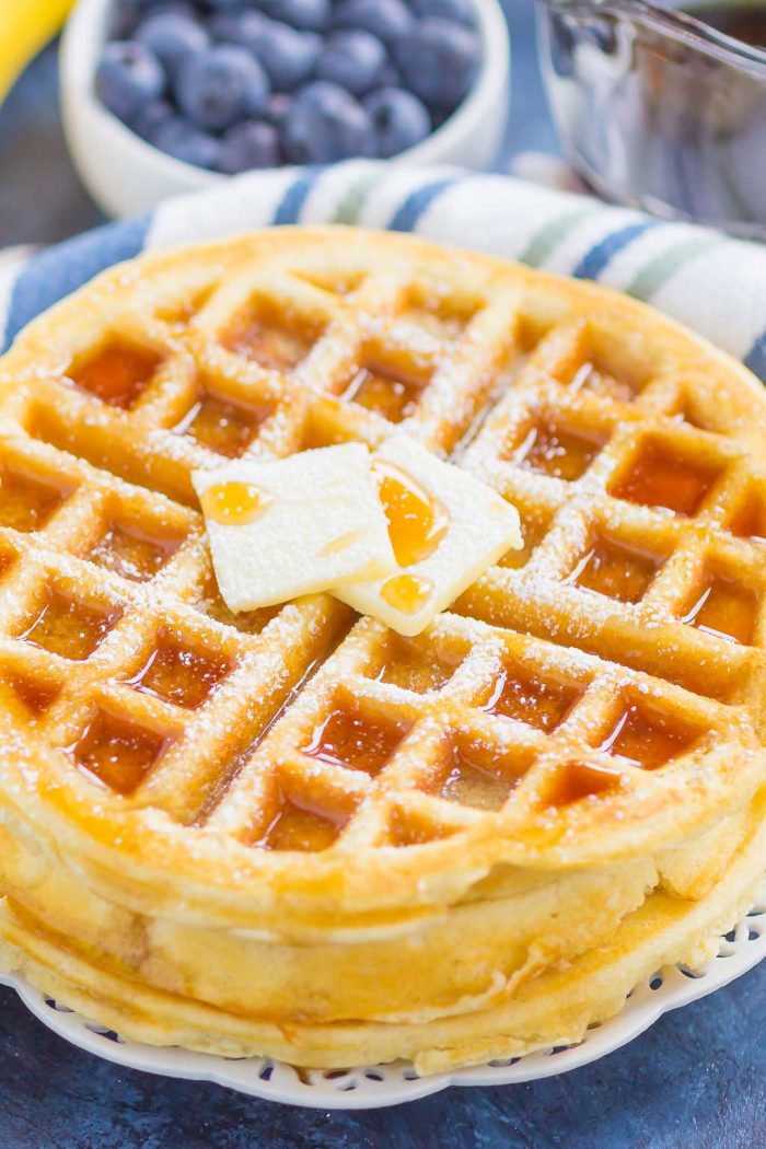 Fluffy Belgian Waffles (Homemade & So Easy!) - Pumpkin 'N Spice