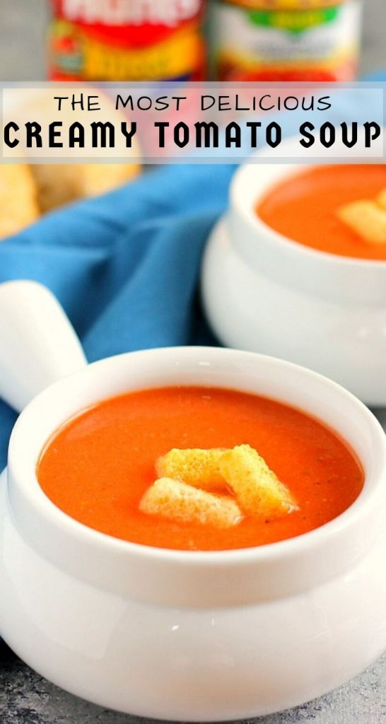 20-Minute Creamy Tomato Basil Soup - Pumpkin 'N Spice