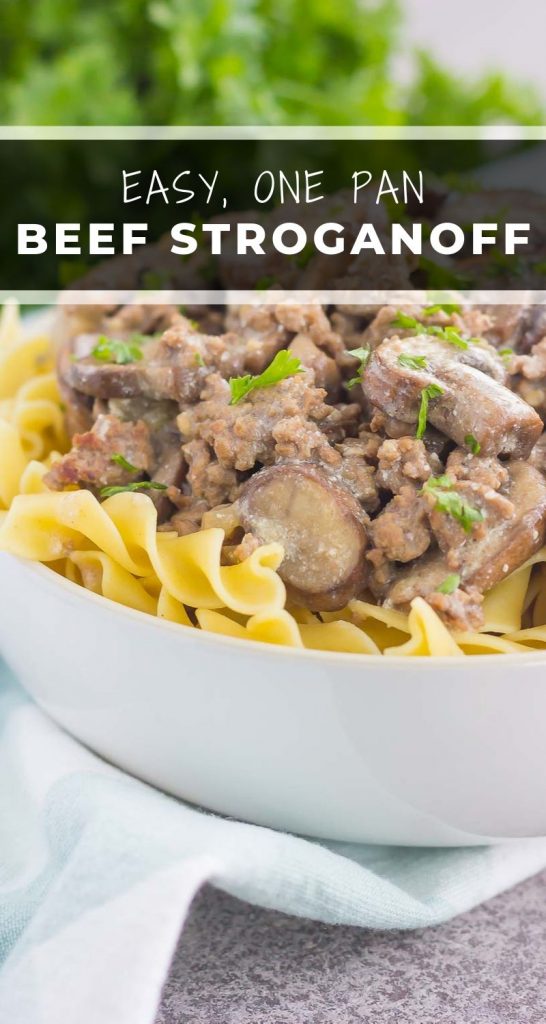Easy Ground Beef Stroganoff (No Canned Soup!) - Pumpkin 'N Spice