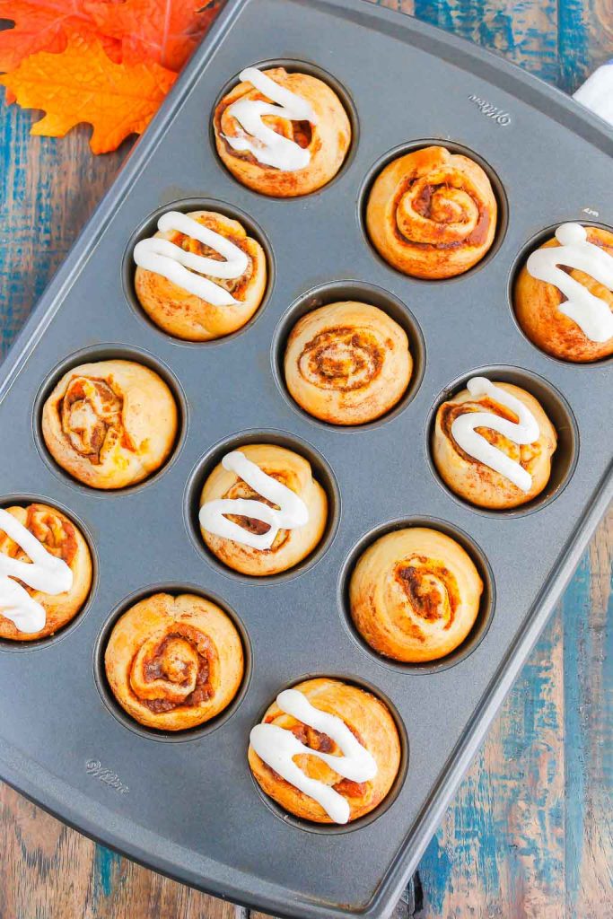 Quick Pumpkin Cinnamon Rolls (with Crescent Dough) Pumpkin 'N Spice