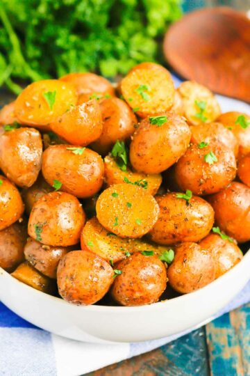 Garlic Herb Instant Pot Red Potatoes Recipe - Pumpkin 'N Spice