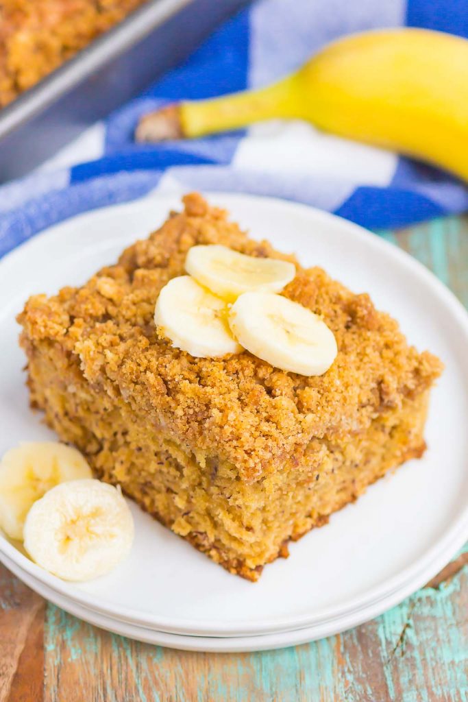 Banana Coffee Cake With Streusel Topping - Pumpkin 'N Spice