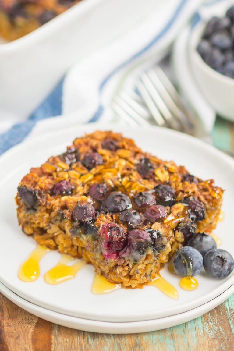 Blueberry Baked Oatmeal Pumpkin N Spice