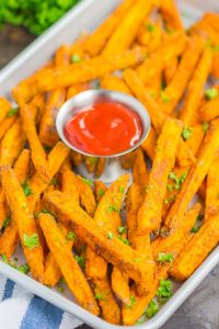 Crispy Baked Sweet Potato Fries - Pumpkin 'N Spice