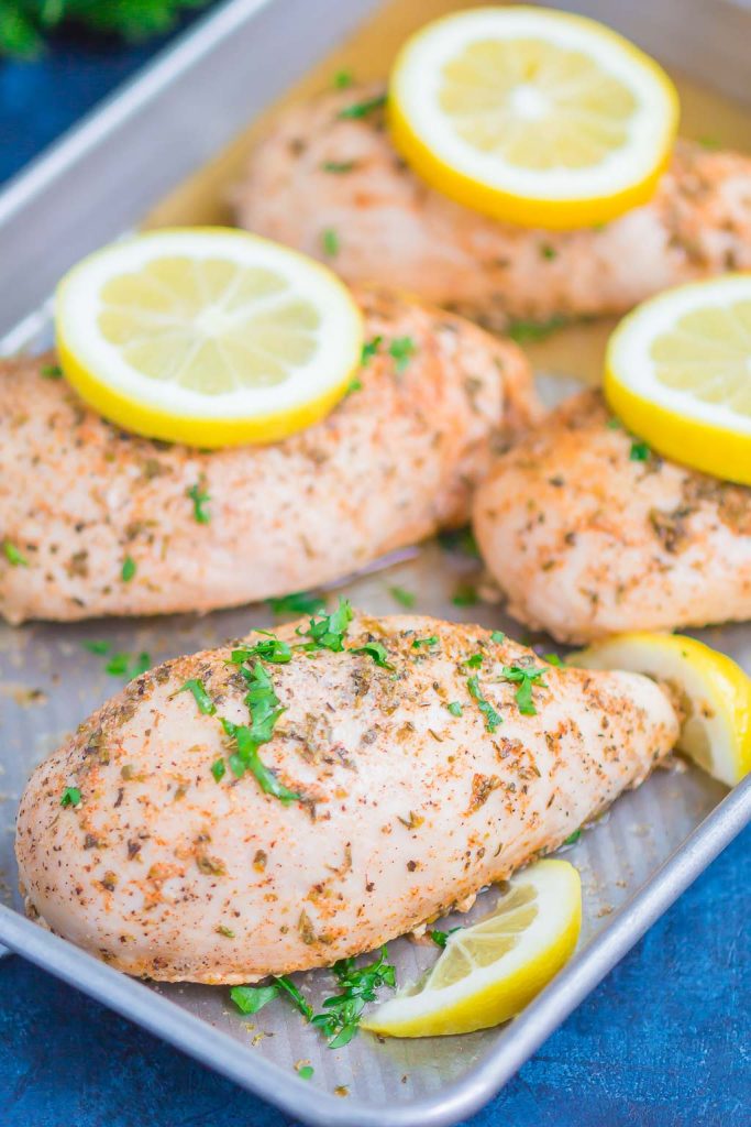 Easy Baked Lemon Chicken Breasts - Pumpkin 'N Spice