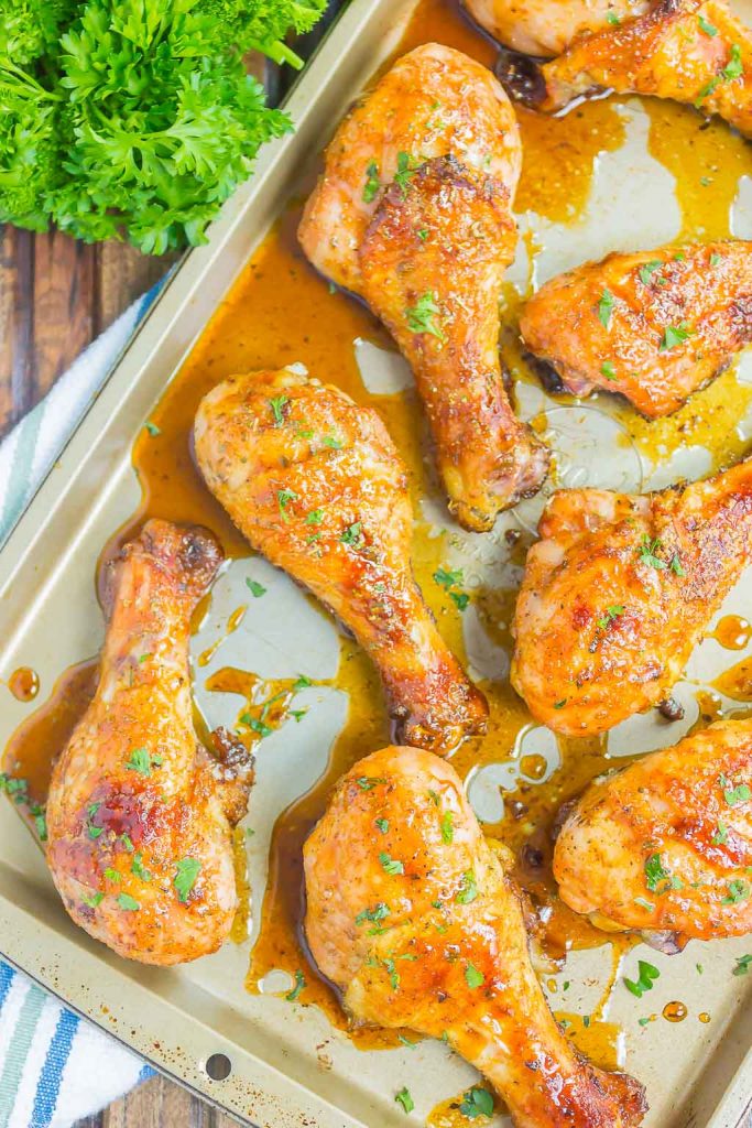 Honey Garlic Chicken Legs Recipe (Fast & Easy!) - Pumpkin 'N Spice