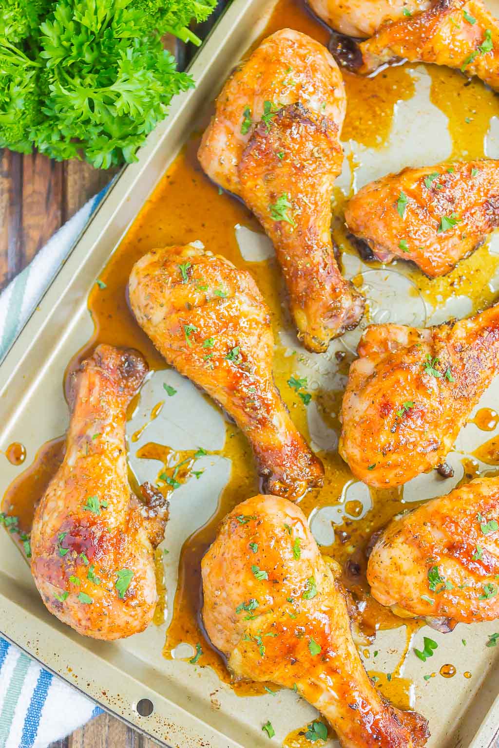 Honey Garlic Chicken Legs Recipe Fast Easy Pumpkin N Spice