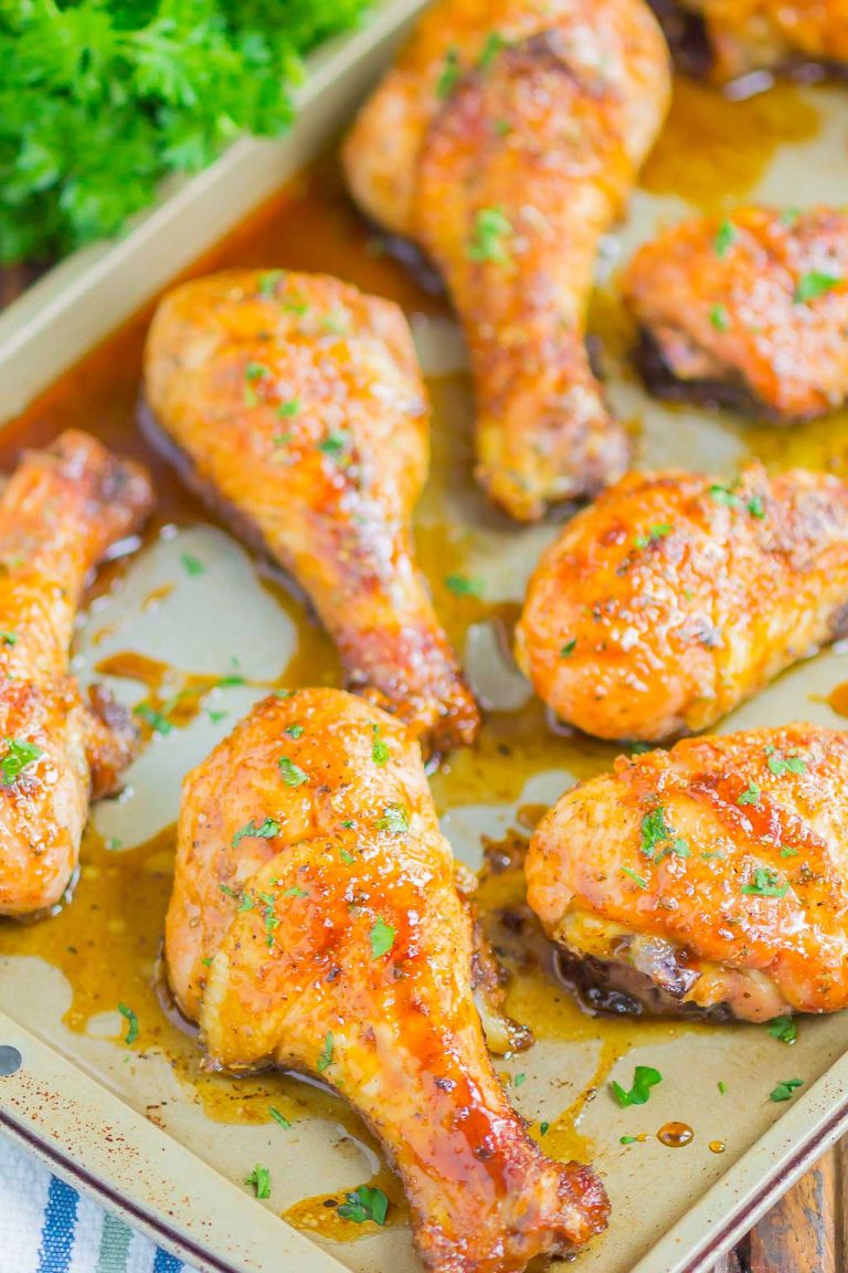 Honey Garlic Chicken Legs Recipe (Fast & Easy!) - Pumpkin 'N Spice