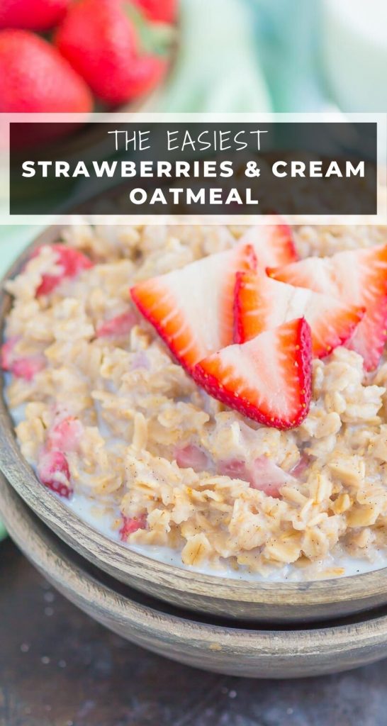 Strawberries and Cream Oatmeal - Pumpkin 'N Spice