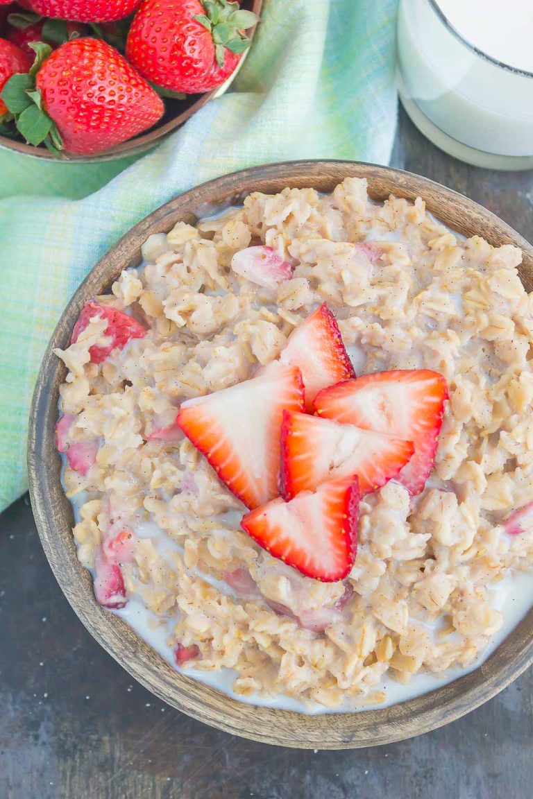 Strawberries and Cream Oatmeal Pumpkin 'N Spice