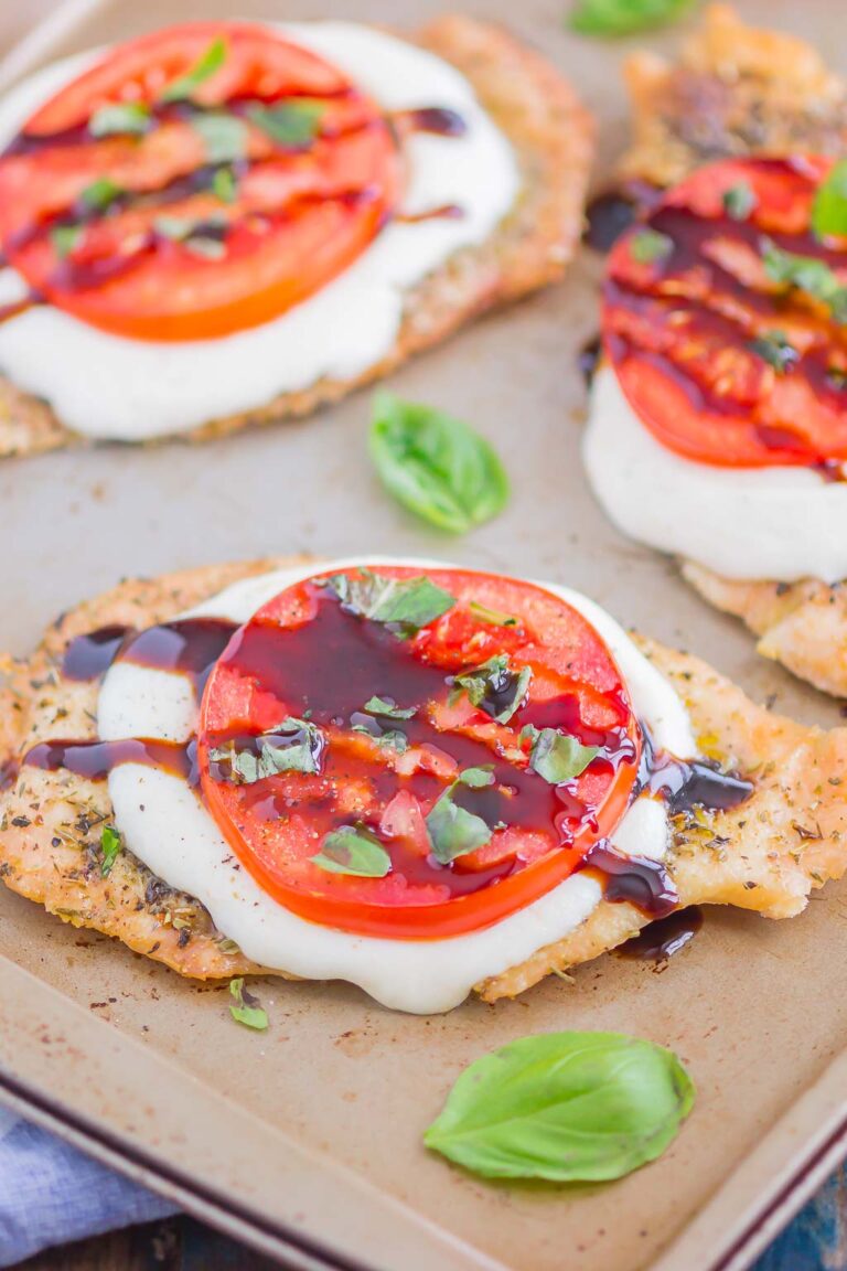 Baked Caprese Chicken Recipe (30 Minutes!) - Pumpkin 'N Spice