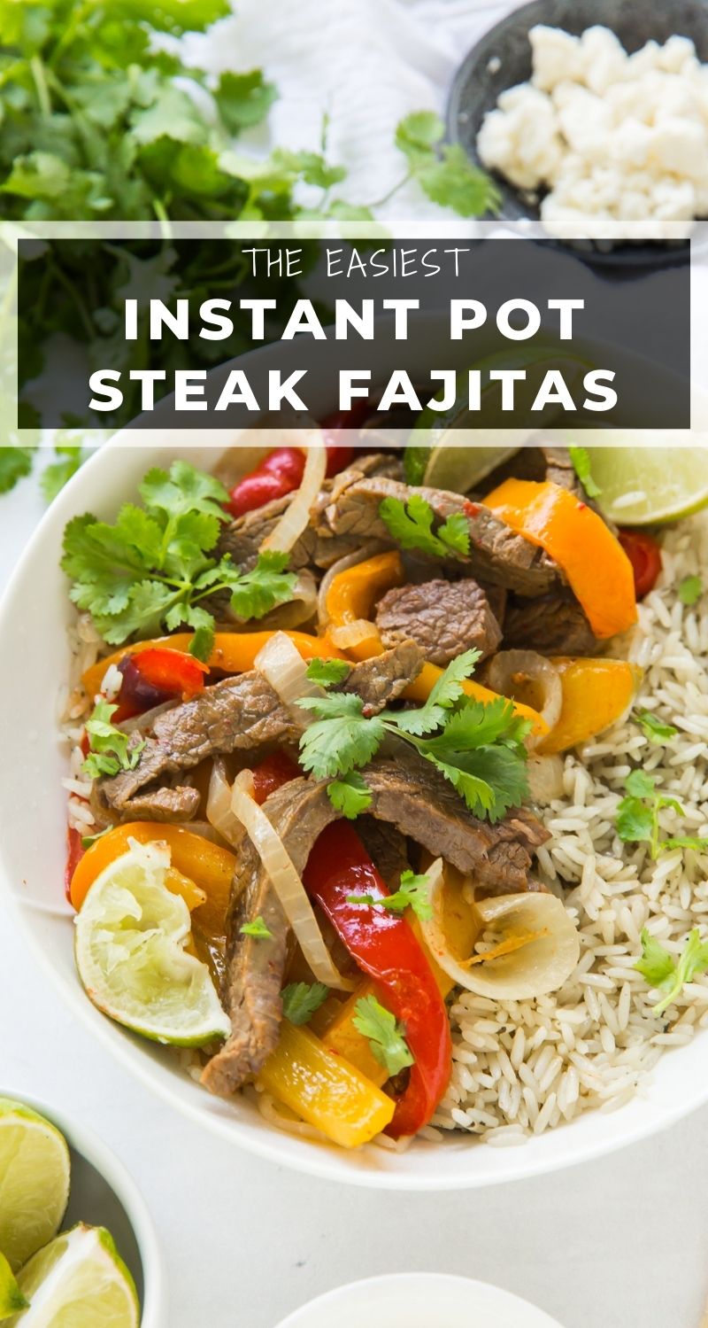 Instant Pot Steak Fajitas - Pumpkin 'N Spice